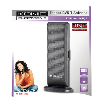 KN-DVBT-IN52 Design dvb-t binnenantenne zwart Verpakking foto